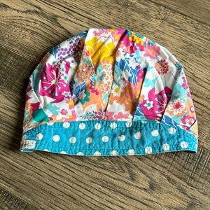 Flowers & Polkadots Scrub Cap